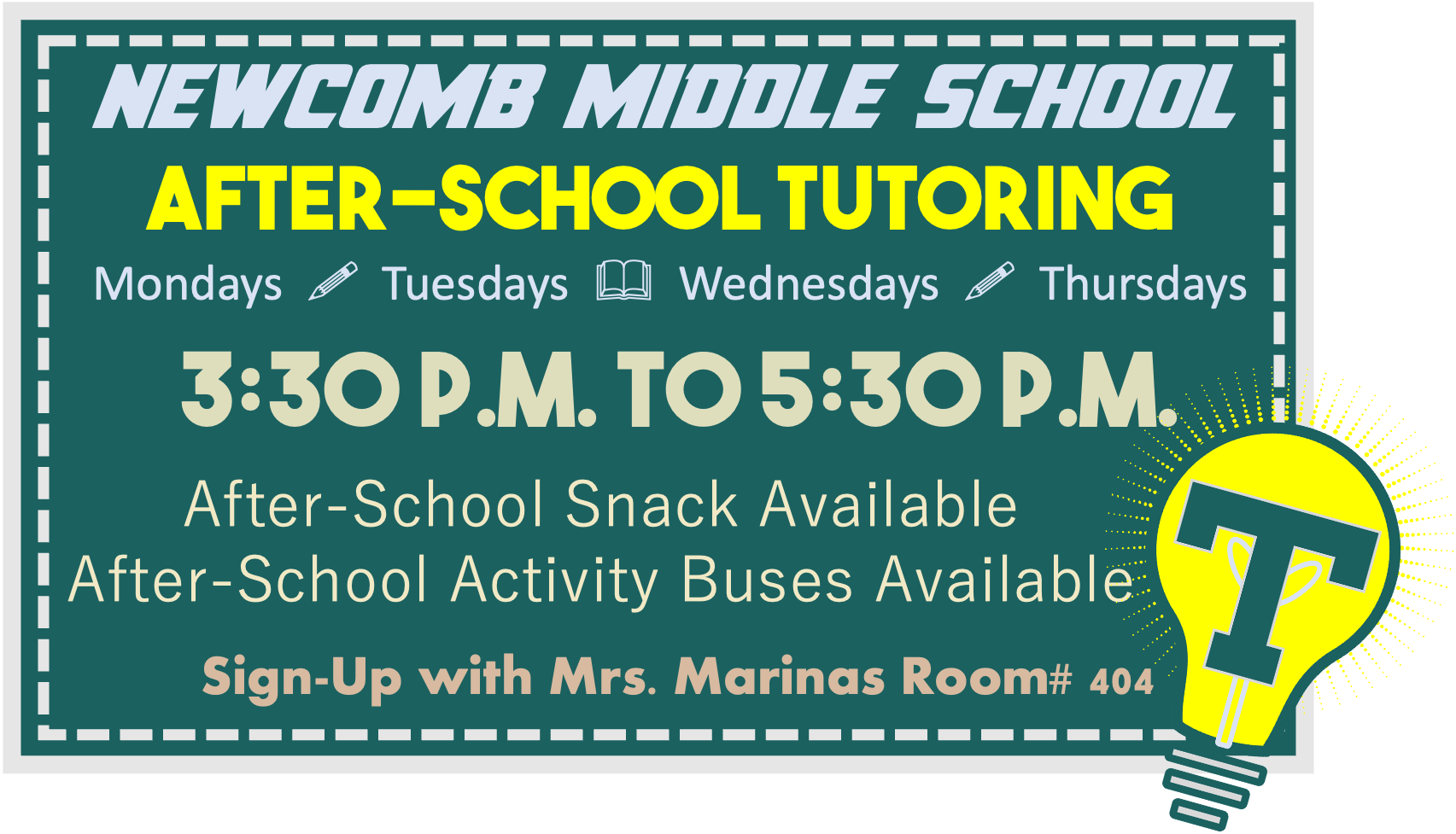 After-School Tutoring Information