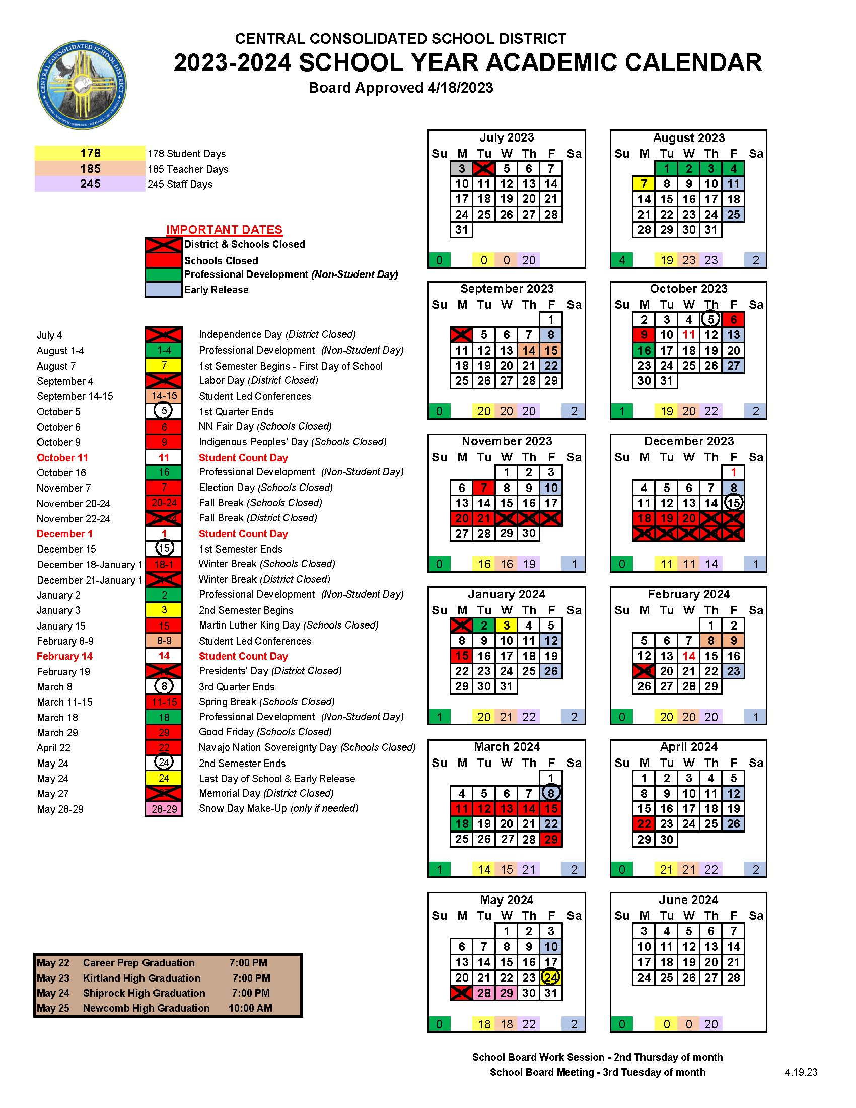 20252026 School Year Calendar Clark County School District (CCSD