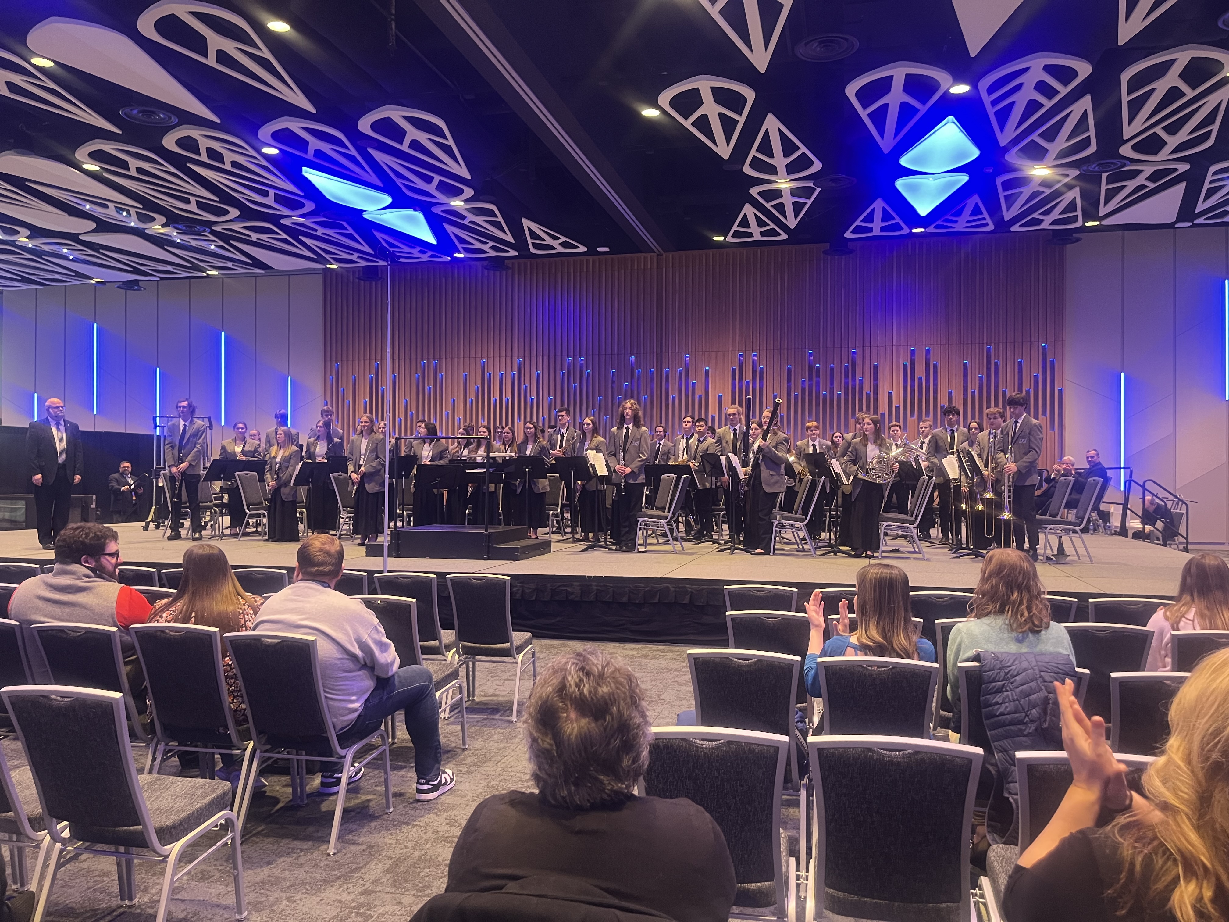 awhs band at omea convention