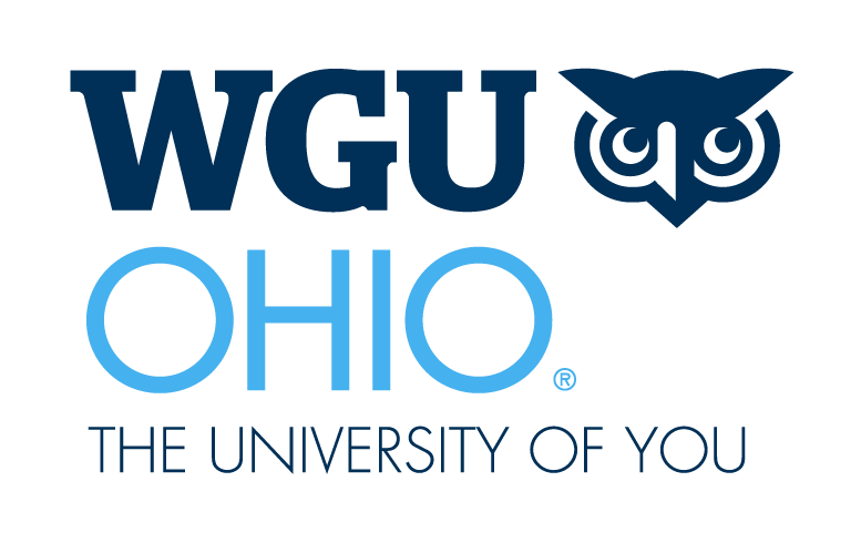 WGU Ohio logo; the university of you