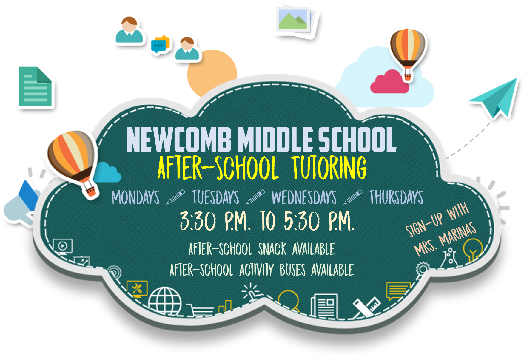 NMS After School Tutoring Notice