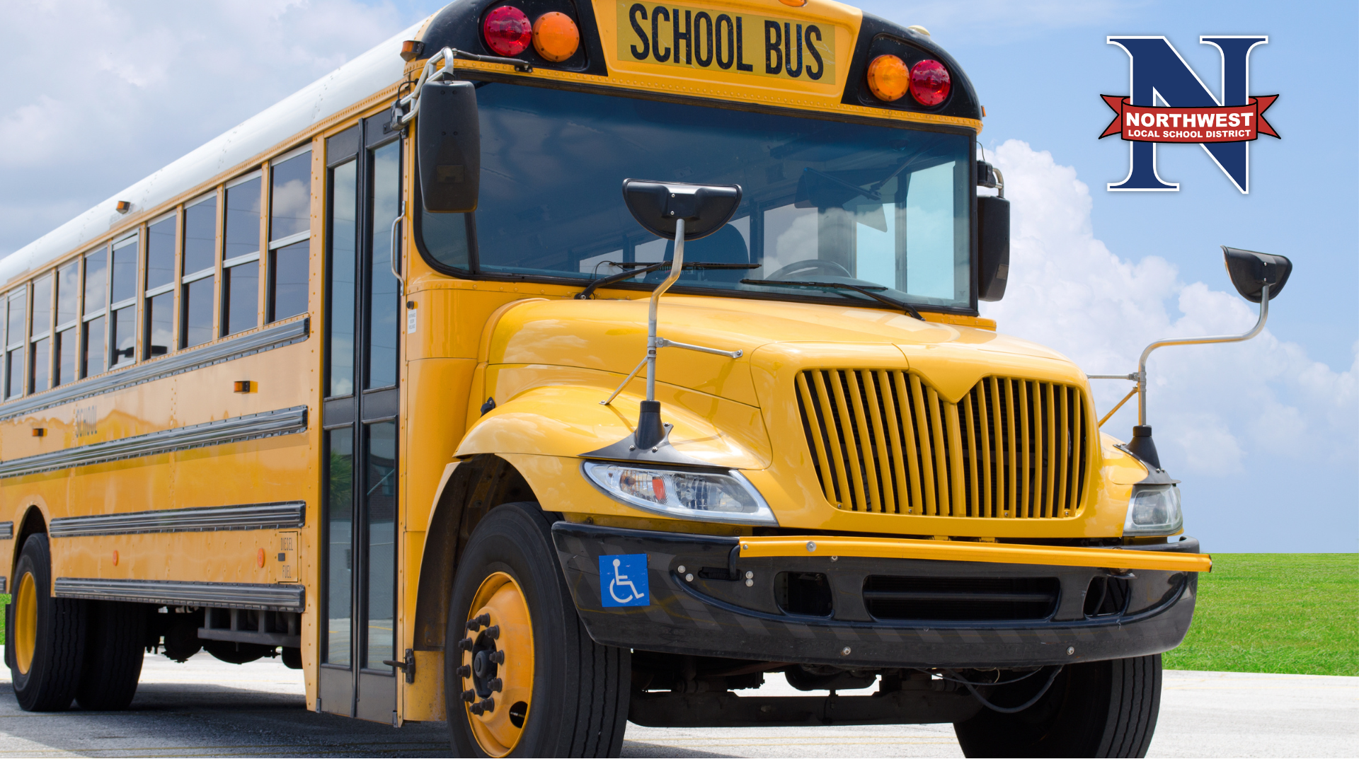 School Bus, Northwest Local School District Logo