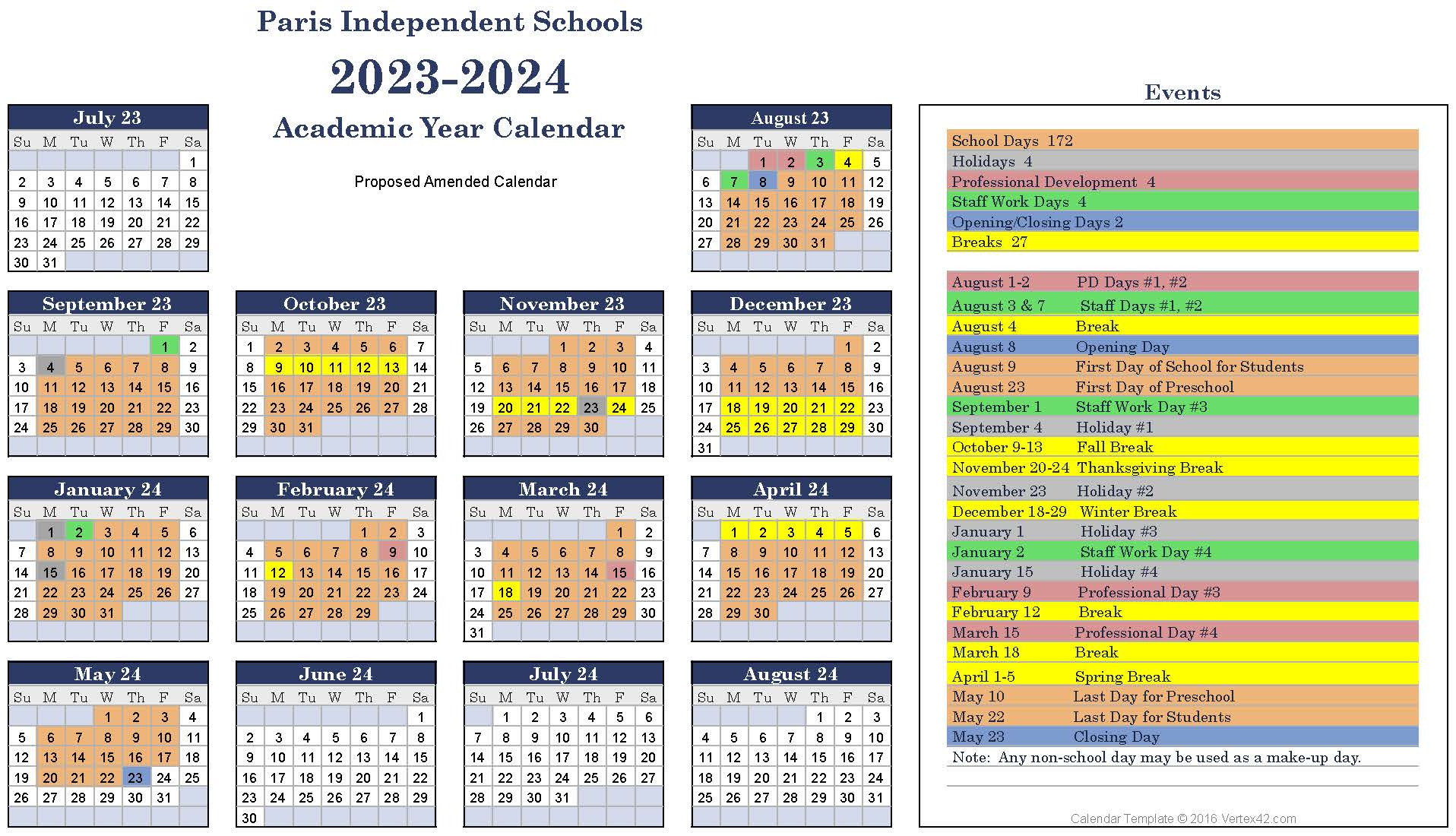 2023-24 School Calendar