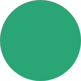 Mint Green Colored Circle