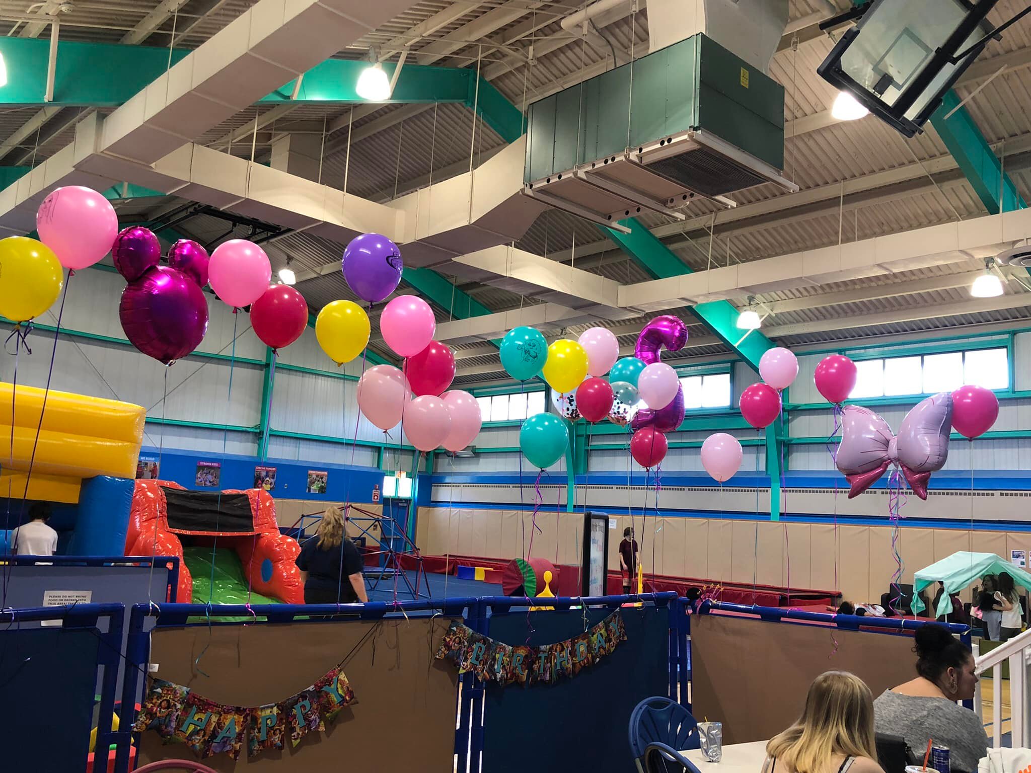 Play Zone decorated with balloons