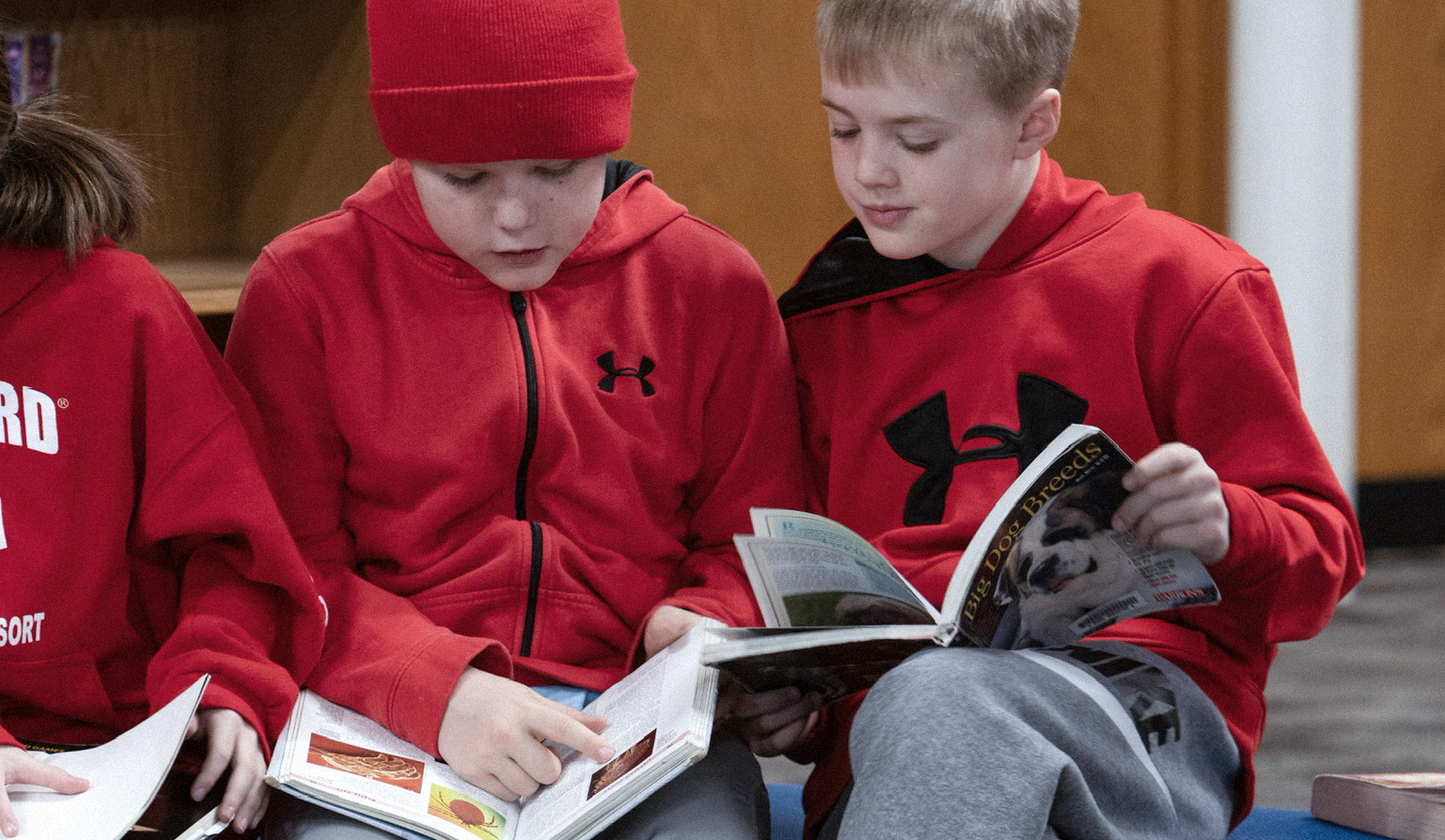 Students reading