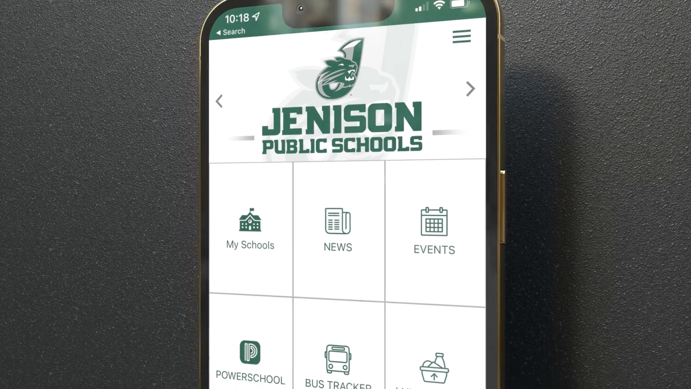 Image of phone with JPS App