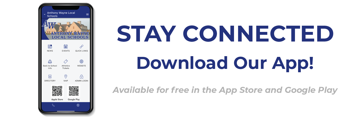 stay connected, download our app