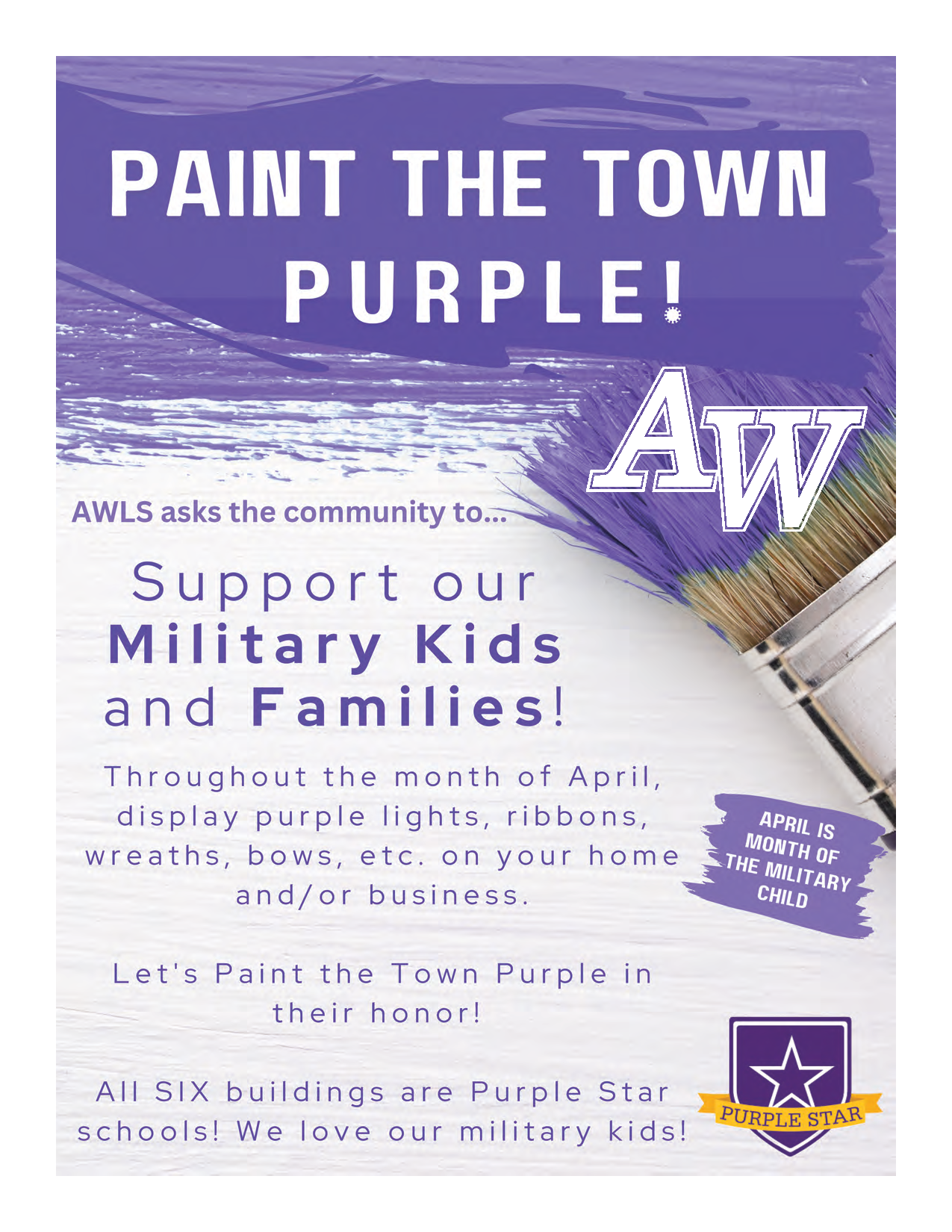 paint the town purple