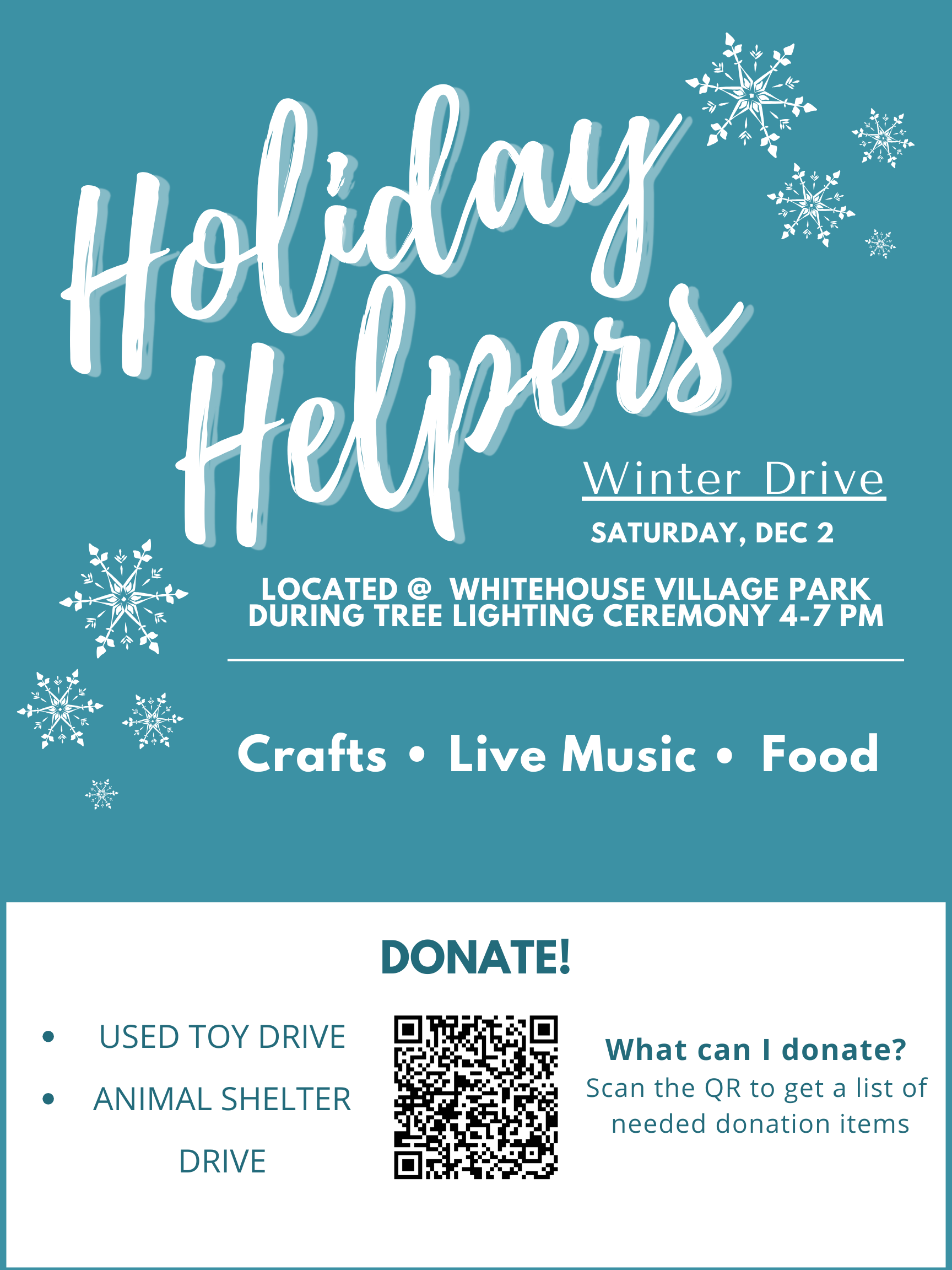 holiday helpers drive