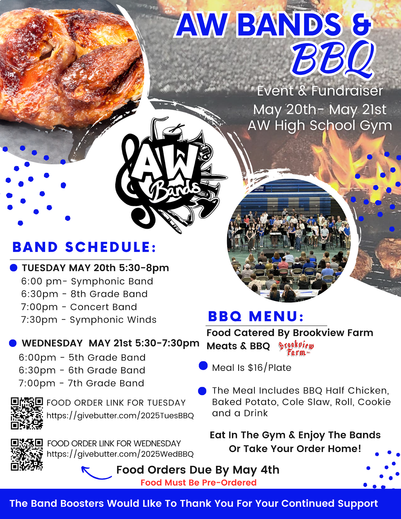aw band and bbq