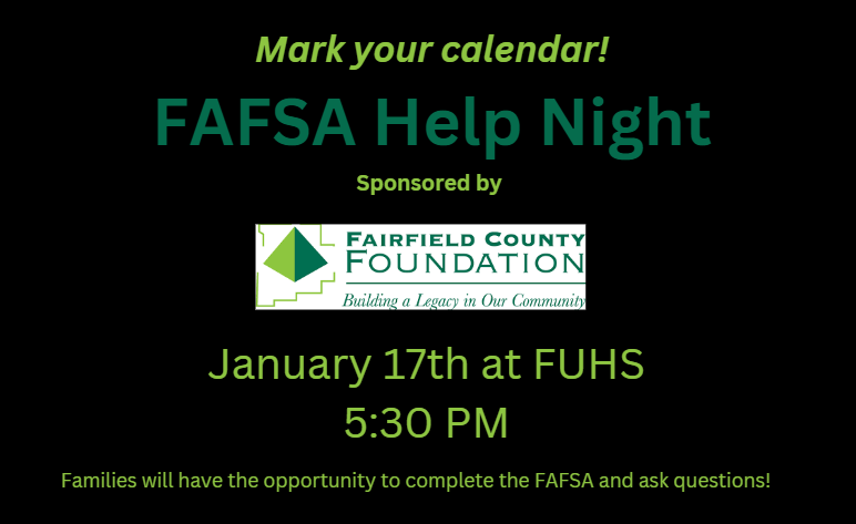 FAFSA Help Night @ FUHS January 17 5:30 p.m.