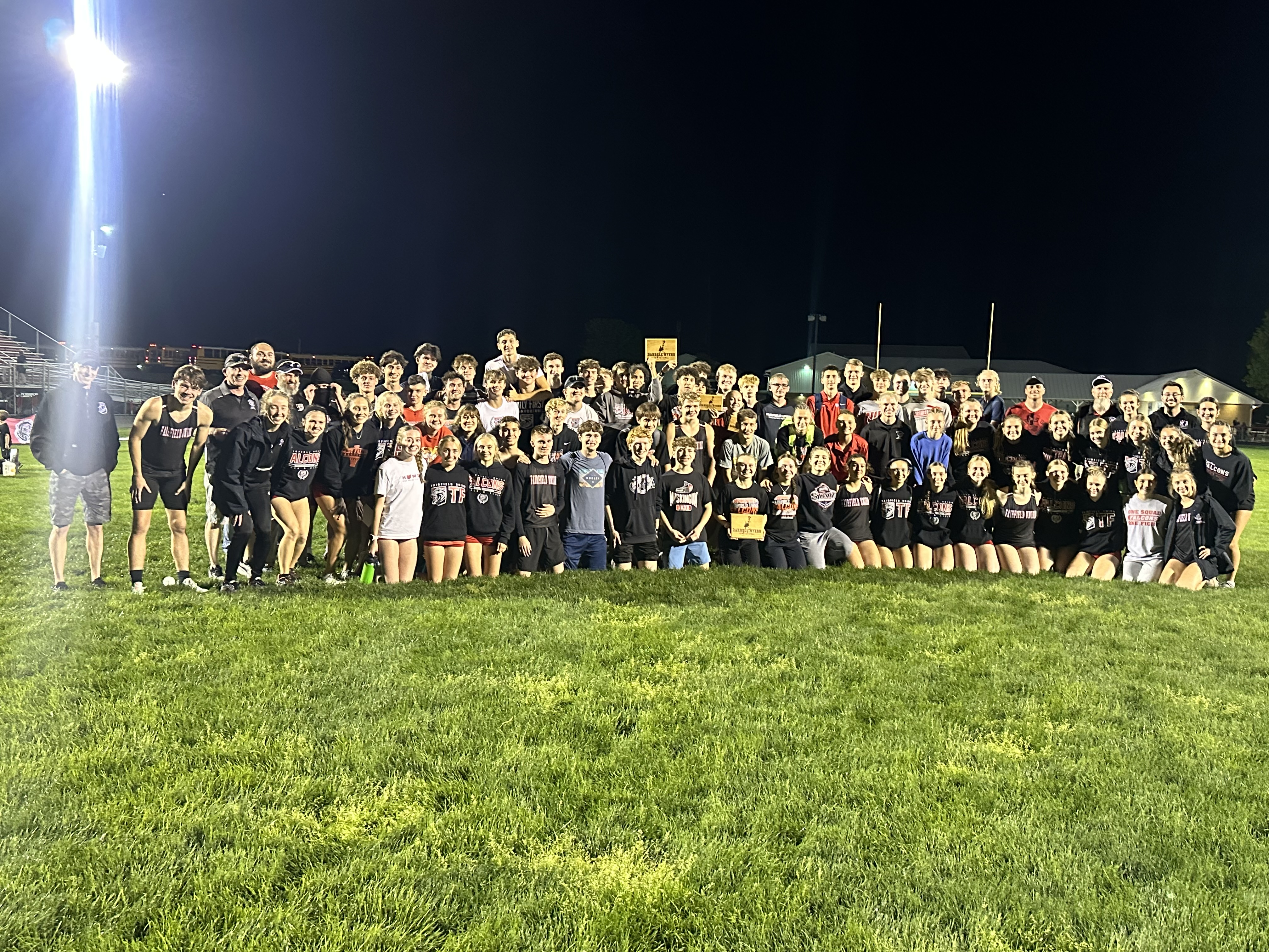Varsity Boys and Girls Track win the Darrell Myers Invitational