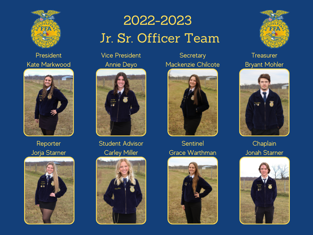 2022-2023 Jr. Sr. Officer Team