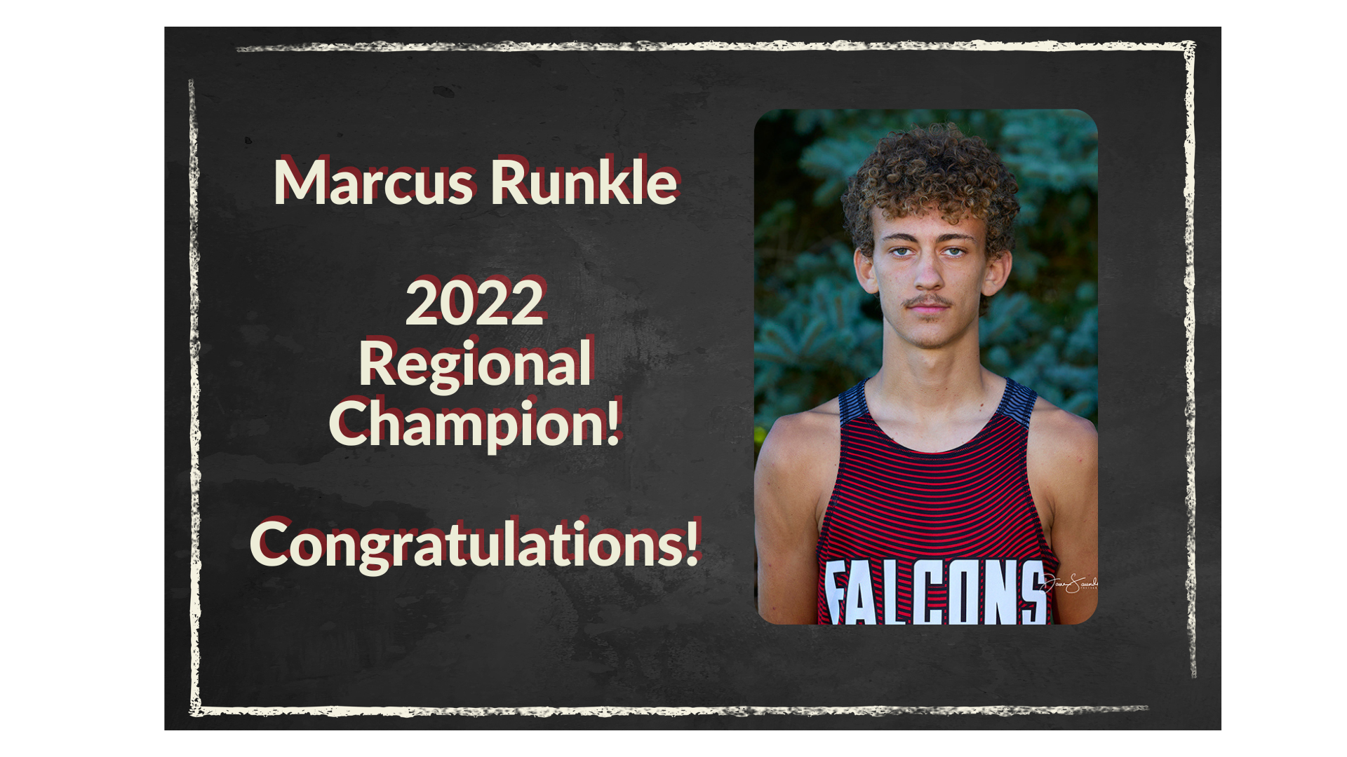 Marcus Runkle - 2022 Regional Champion