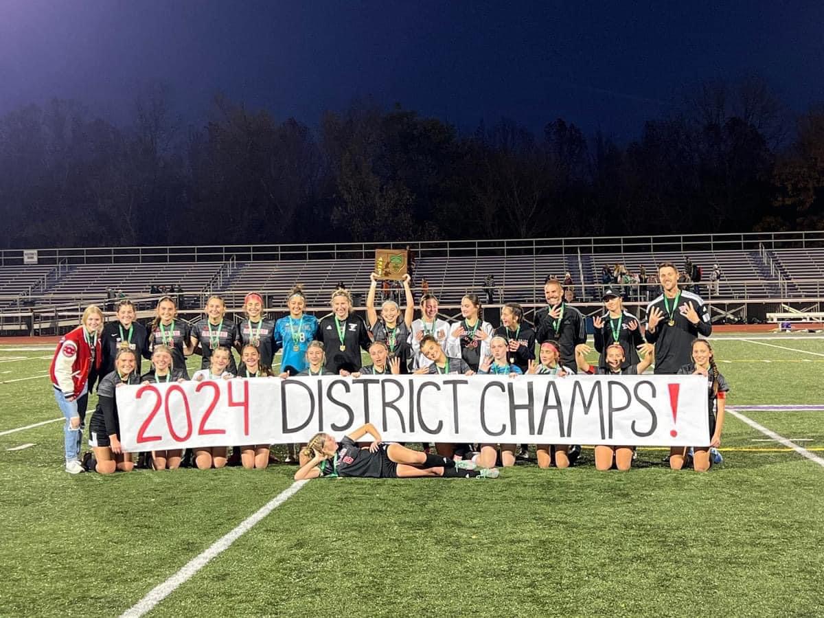 Girls Soccer District Champs