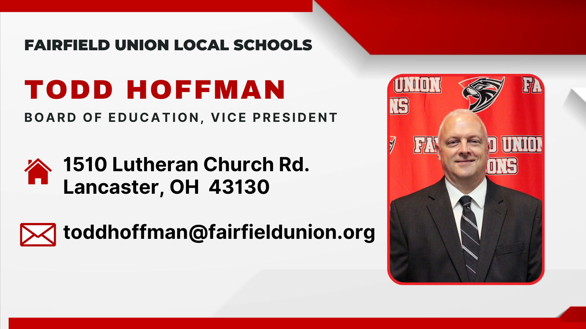 Todd Hoffman, BOE Vice President