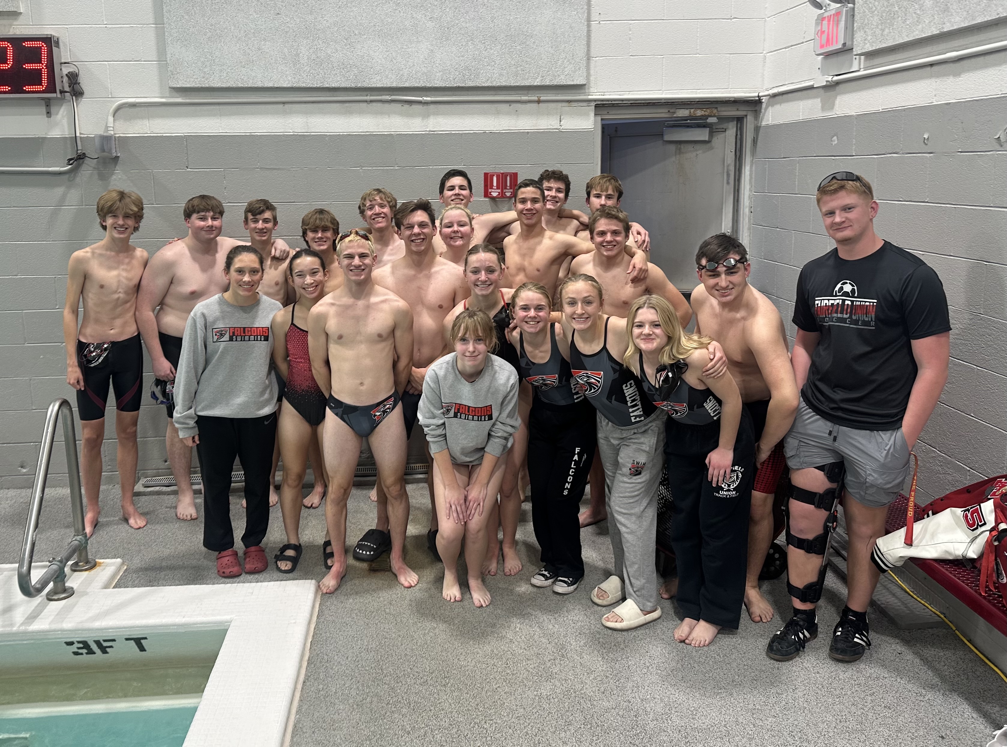 Swim Team Photo from 12/4 Meet