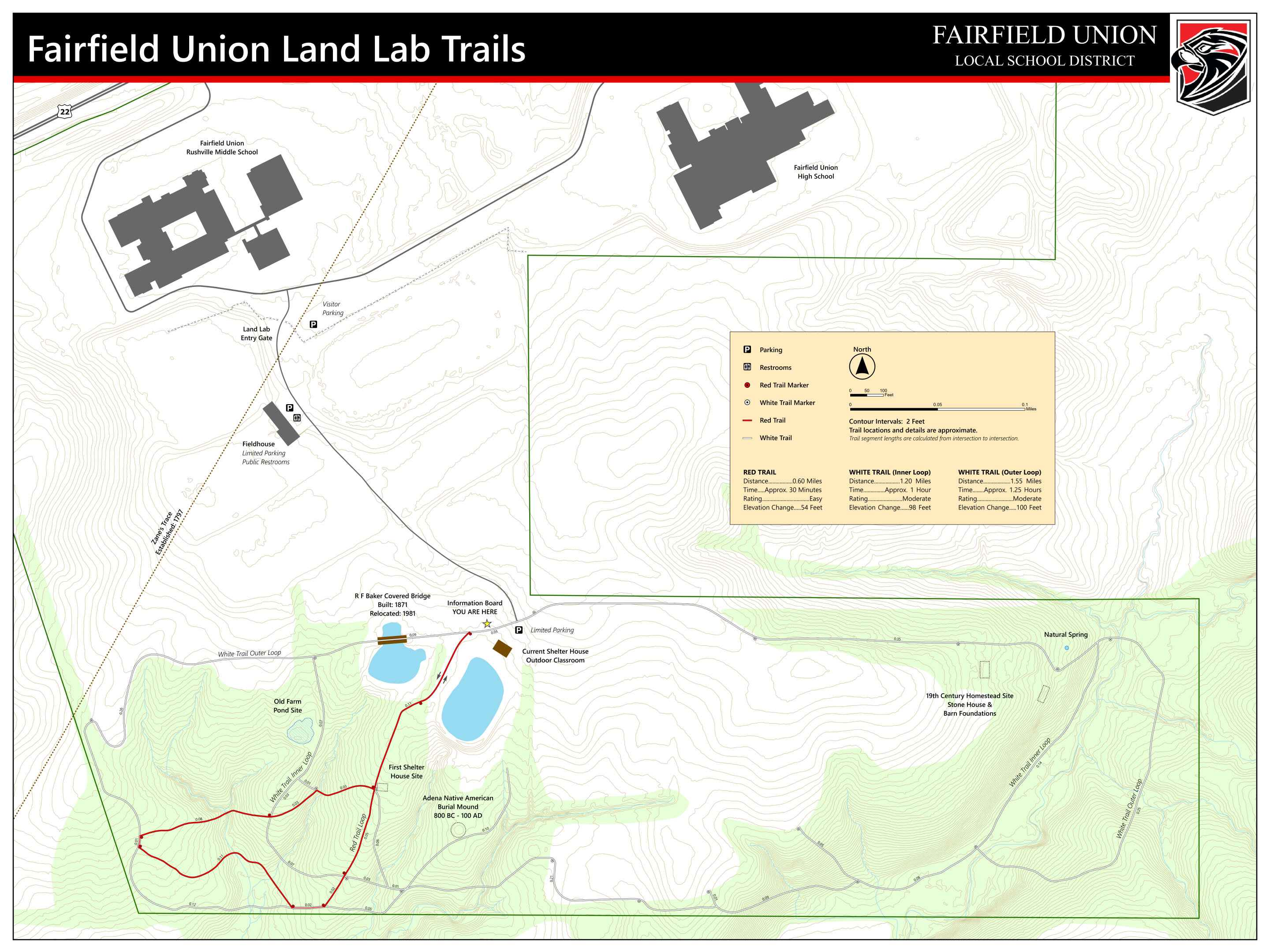 Land Lab Trail Map