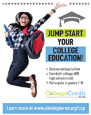 Jump Start Your College Education Graphic