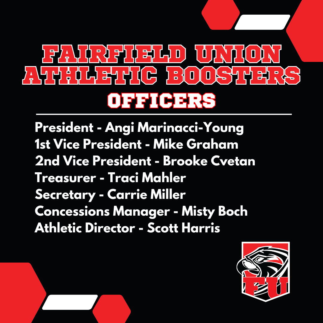 2023-2025 Athletic Booster Officers