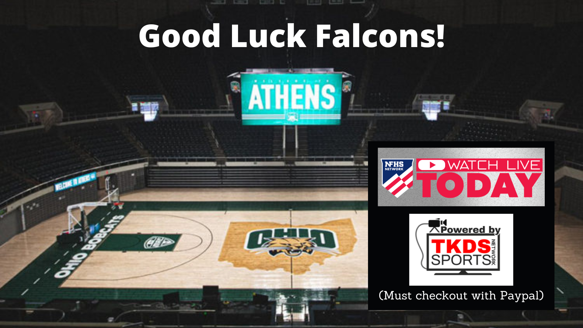 Good Luck Falcons @ Regional Final - Live Stream Link Provided