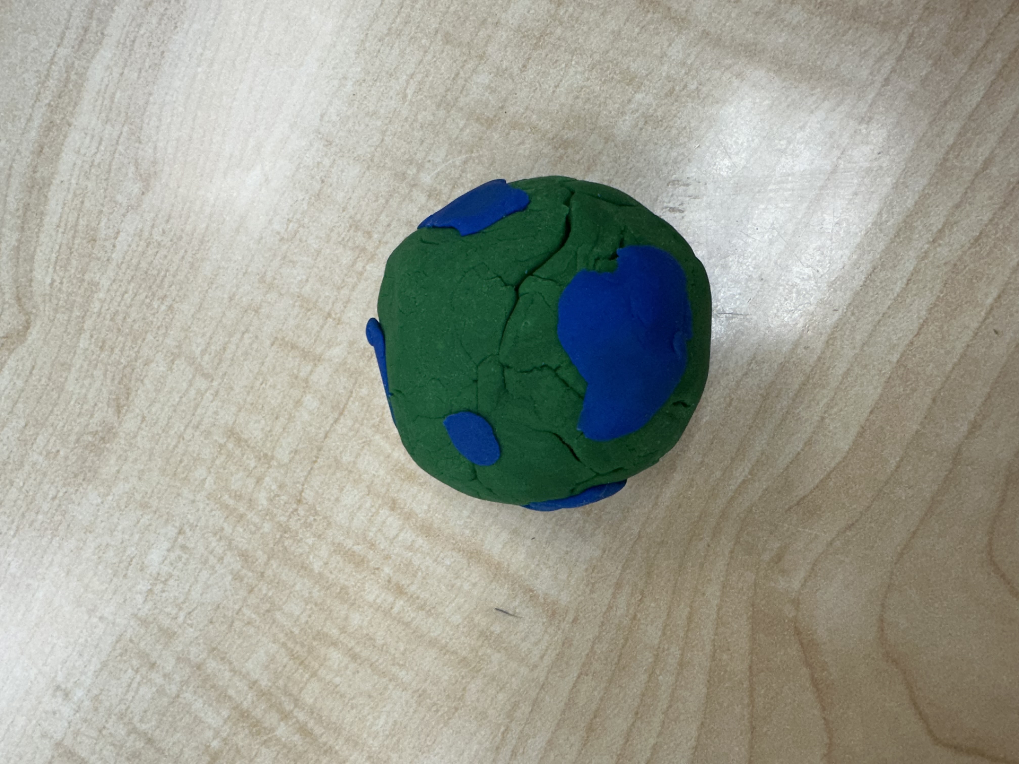 A clay model by one of Mrs. Neal's students.