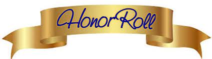 Honor Roll Text Header in a gold ribbon