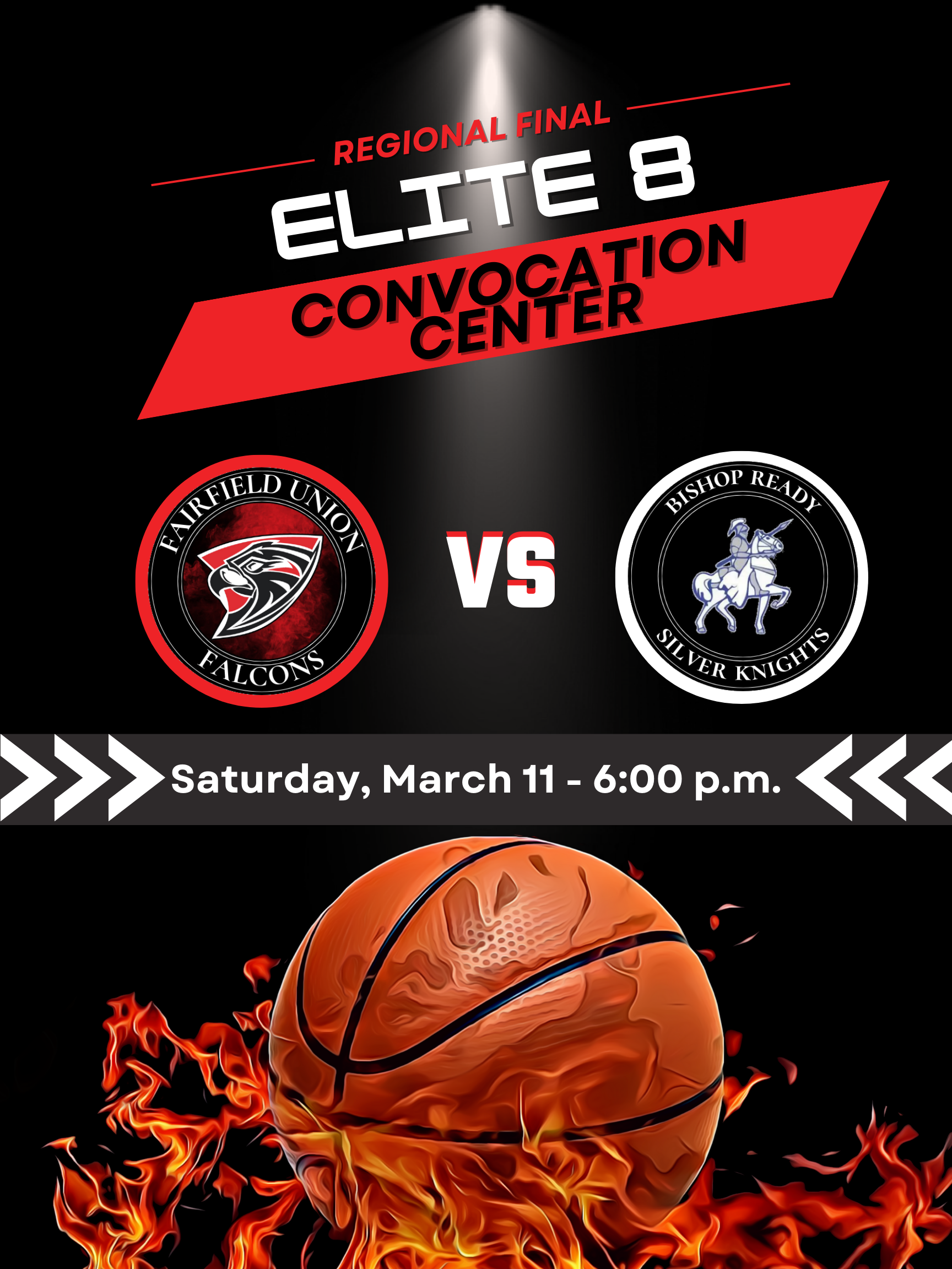 Boys Basketball @ Convocation Center March 11 at 6 p.m. vs. Bishop Ready