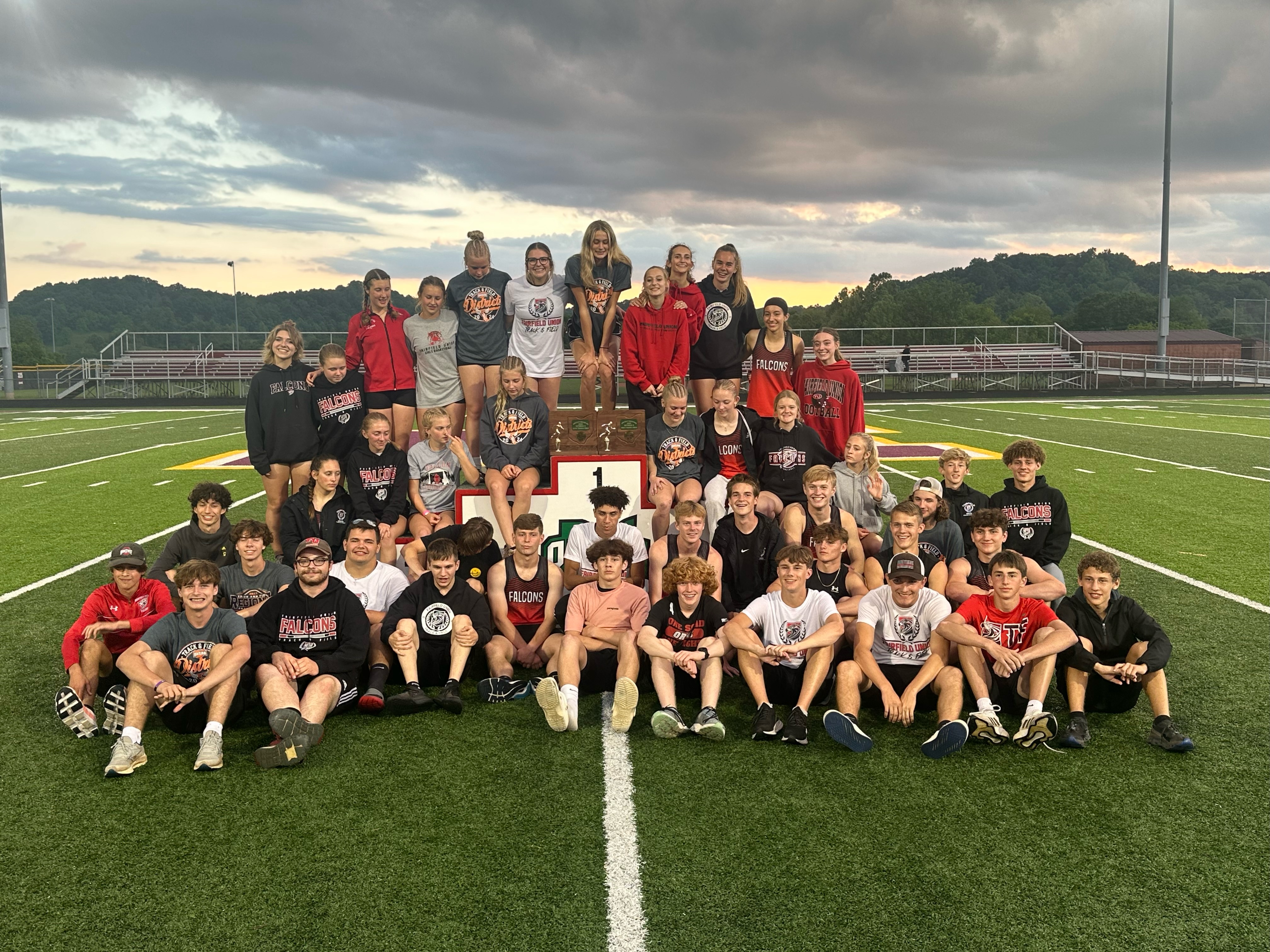 Mens and Womens Track Teams earn District Titles