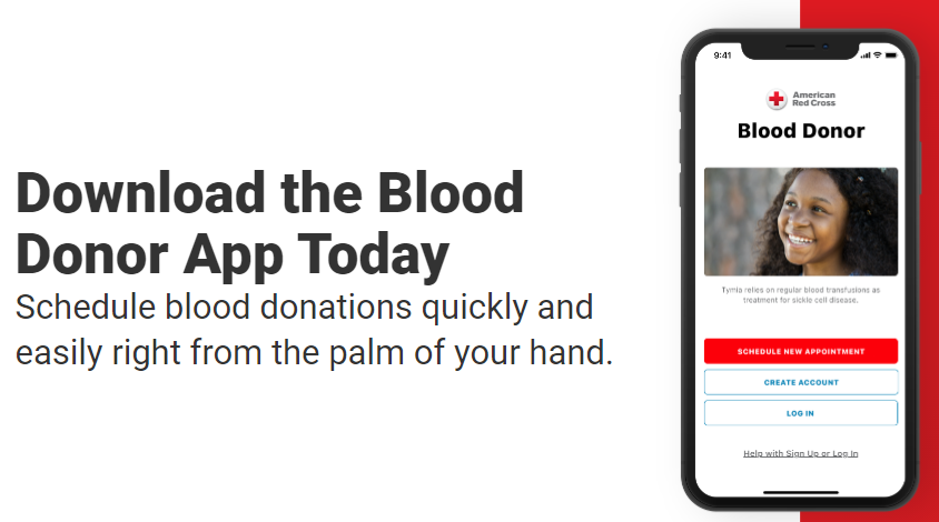 Download the Blood Donor App Today