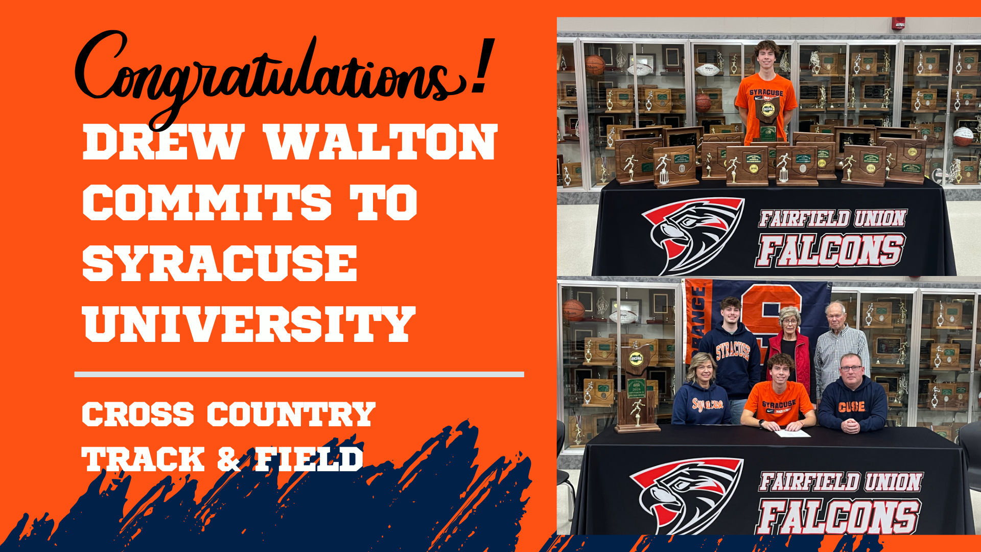 Congratulations Drew Walton on signing with Syracuse University