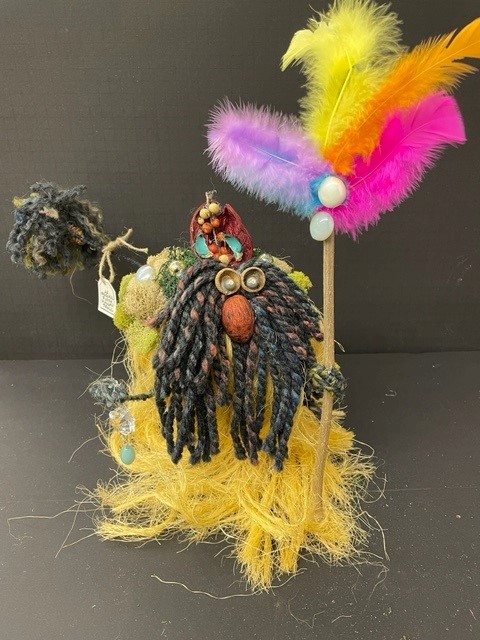 Troll dolls made by students