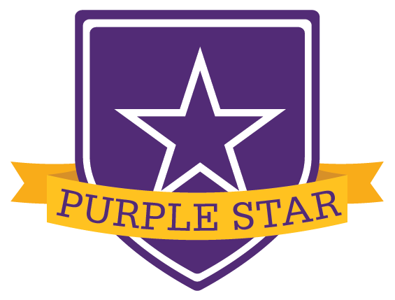 Ohio Department of Education Purple Star Logo